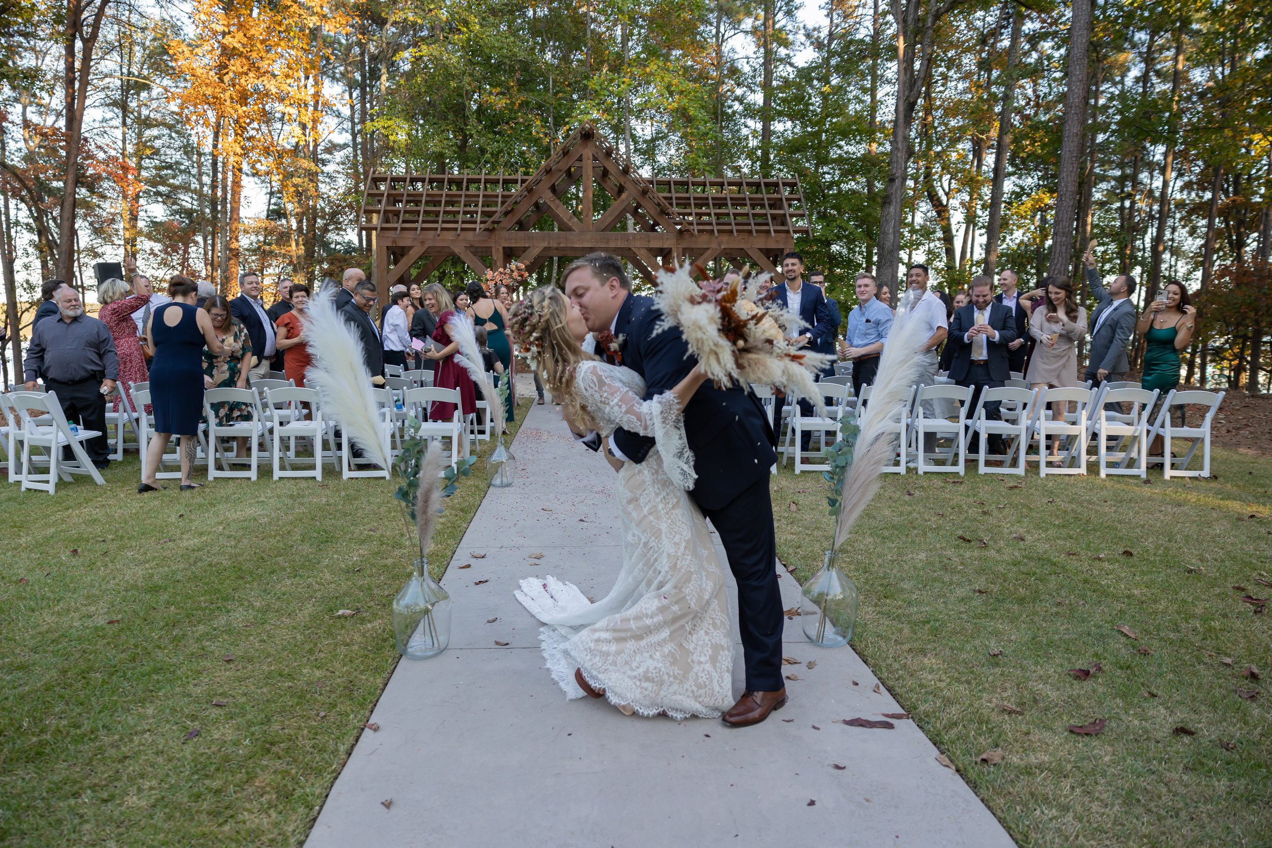 Wedding Photography at the Peachtree Falls wedding venue at The Lake Lanier Islands