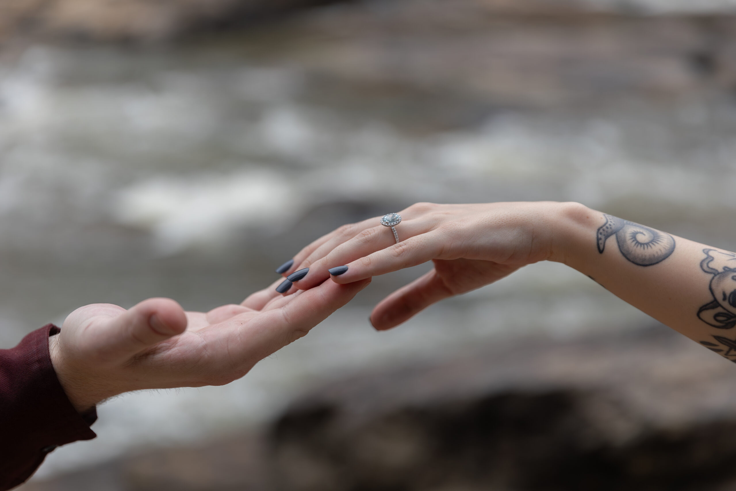 Adventure Engagement Shoot At Sweetwater Creek State Park