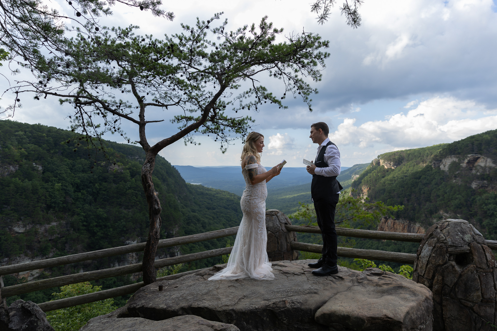 Cloudland Canyon Elopement Shoot North Georgia