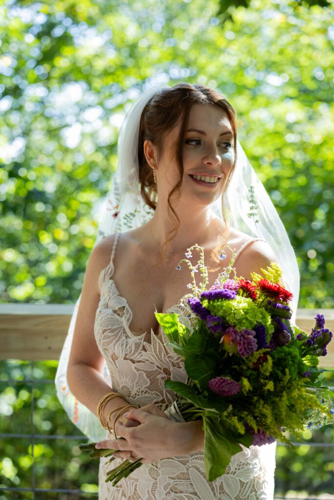 intimate wedding details, bridal portraits