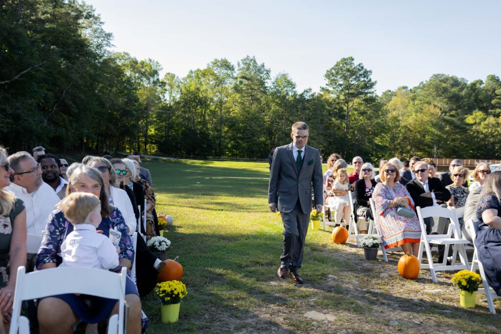 intimate wedding ceremony photos