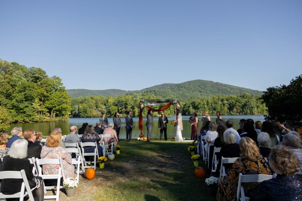 intimate wedding ceremony photos