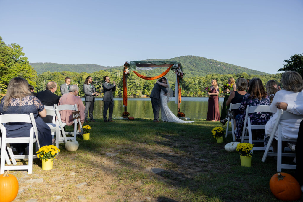 intimate wedding ceremony photos