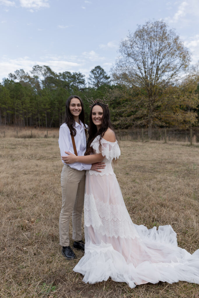 georgia elopement photographer, lgbtq wedding, dogs as witnesses, love is love, georgia elopements, elopement photography