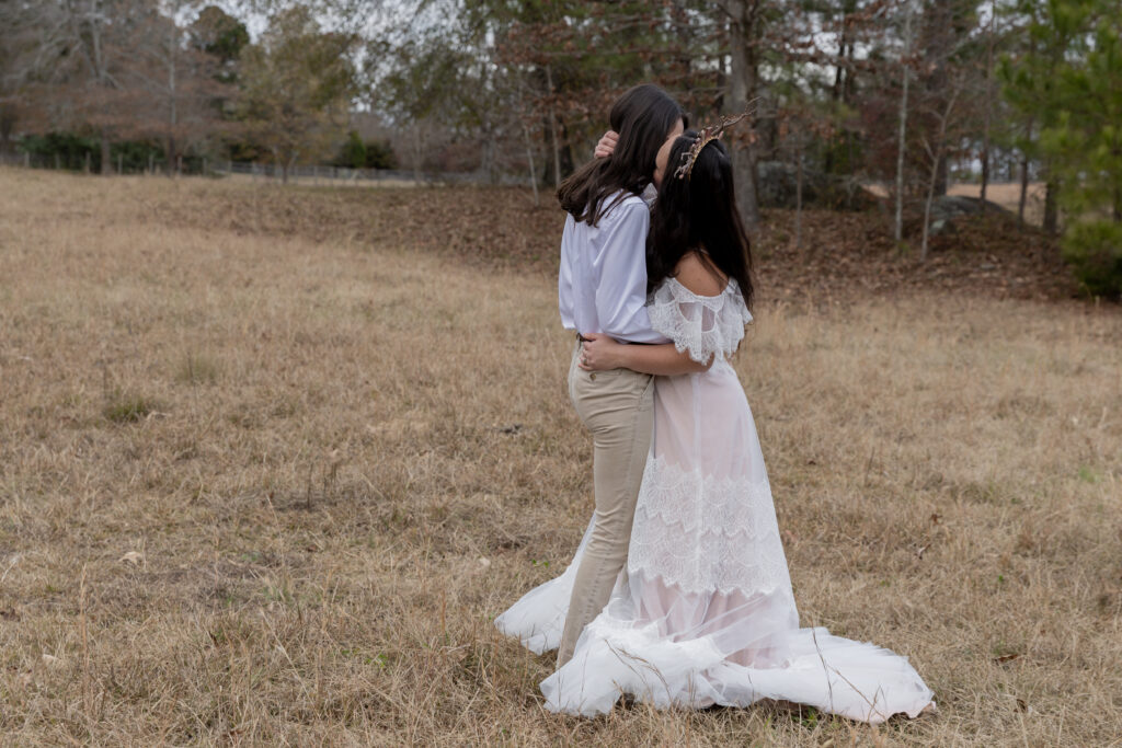 georgia elopement photographer, lgbtq wedding, dogs as witnesses, love is love, georgia elopements, elopement photography