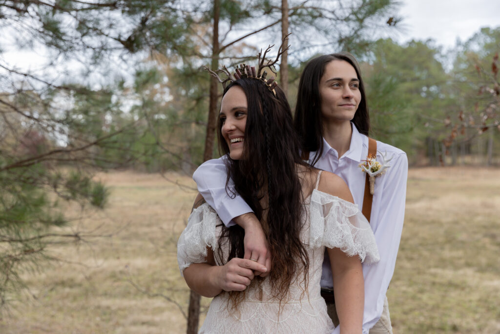 georgia elopement photographer, lgbtq wedding, dogs as witnesses, love is love, georgia elopements, elopement photography