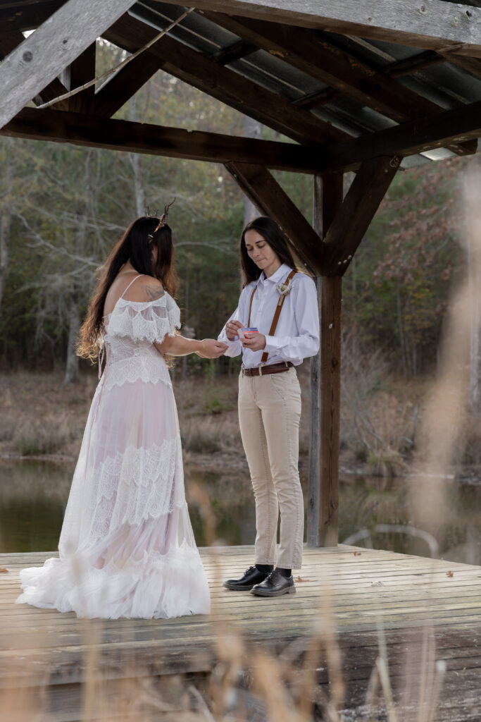 georgia elopement photographer, lgbtq wedding, dogs as witnesses, love is love, georgia elopements, elopement photography