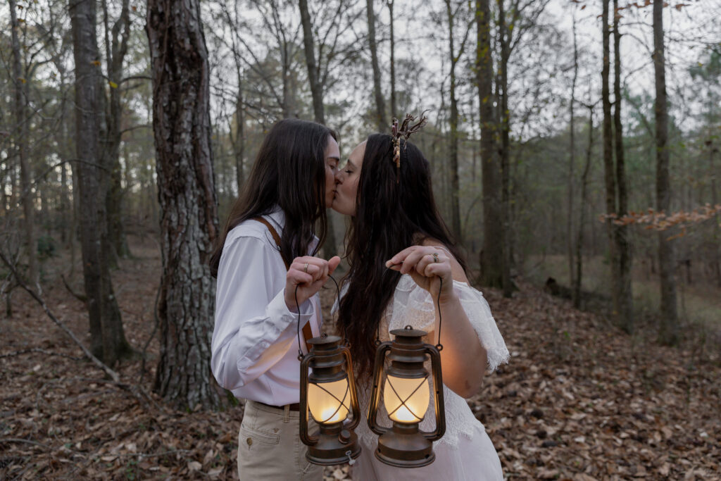 georgia elopement photographer, lgbtq wedding, dogs as witnesses, love is love, georgia elopements, elopement photography, lantern photography