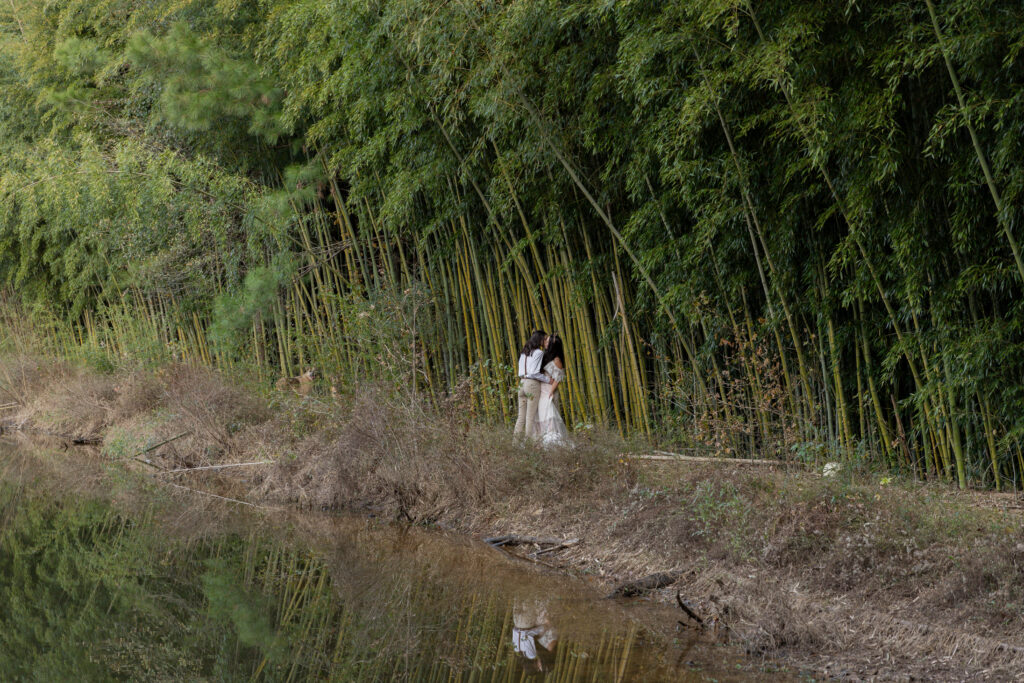 georgia elopement photographer, lgbtq wedding, dogs as witnesses, love is love, georgia elopements, elopement photography