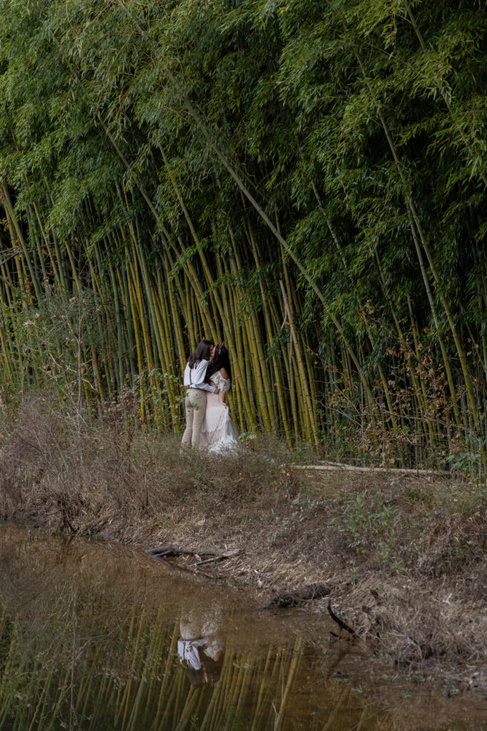 georgia elopement photographer, lgbtq wedding, dogs as witnesses, love is love, georgia elopements, elopement photography