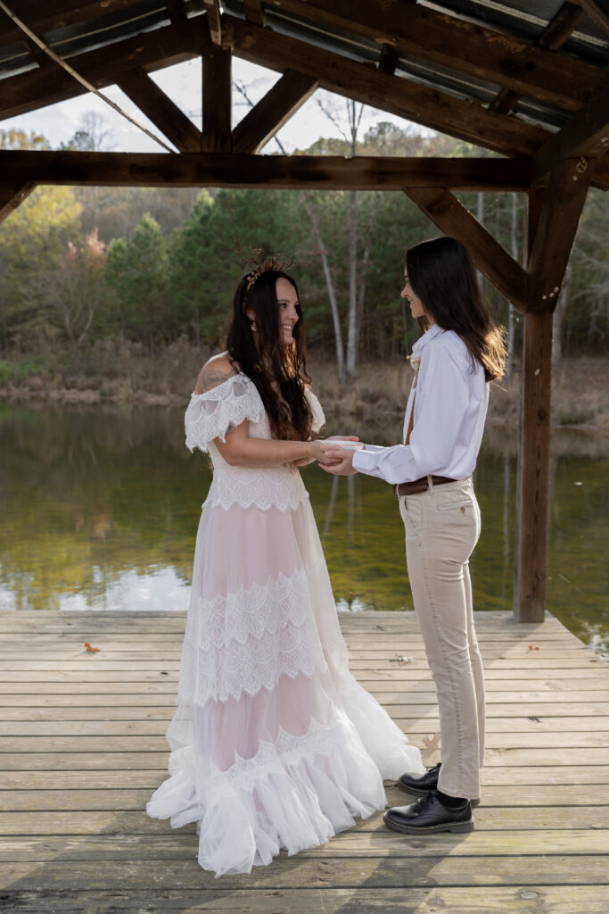 georgia elopement photographer, lgbtq wedding, dogs as witnesses, love is love, georgia elopements, elopement photography