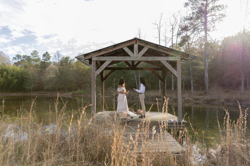 georgia elopement photographer, lgbtq wedding, dogs as witnesses, love is love, georgia elopements, elopement photography