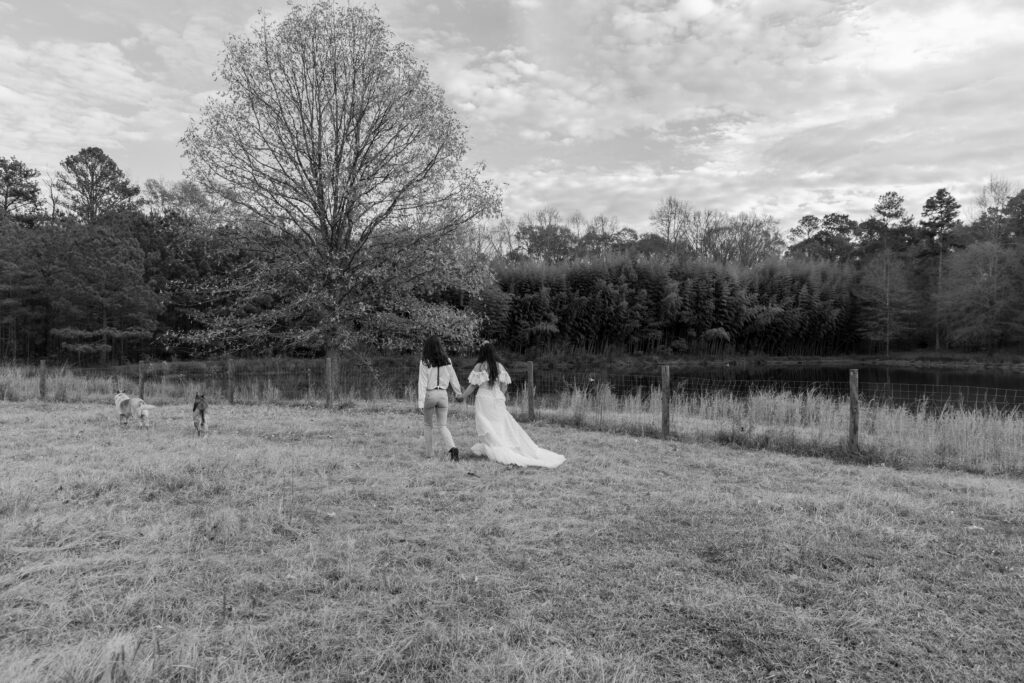 georgia elopement photographer, lgbtq wedding, dogs as witnesses, love is love, georgia elopements, elopement photography