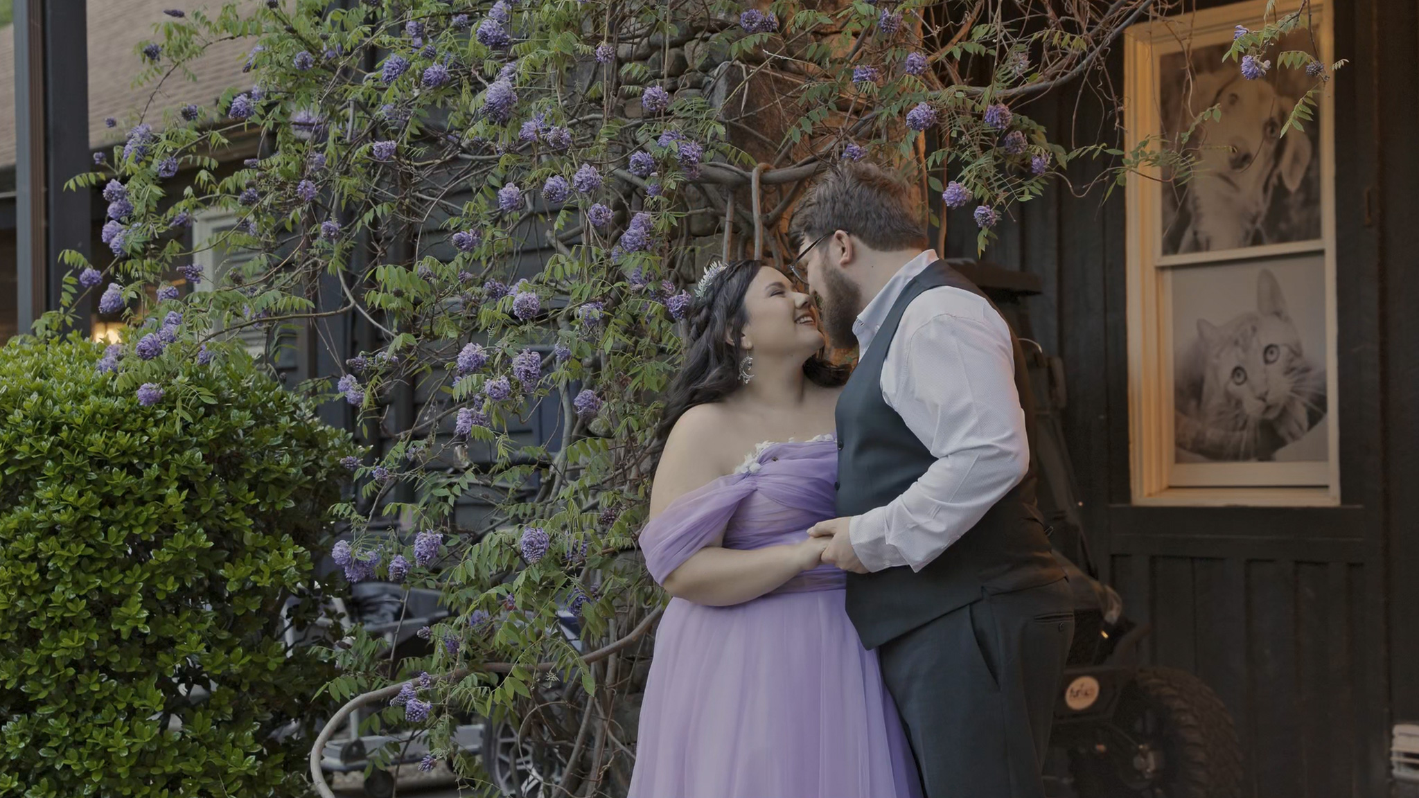 Wedding portrait photography from a wedding at Shiloh Gardens in Cumming, GA. Wedding Videography by Chasing Stars Media.